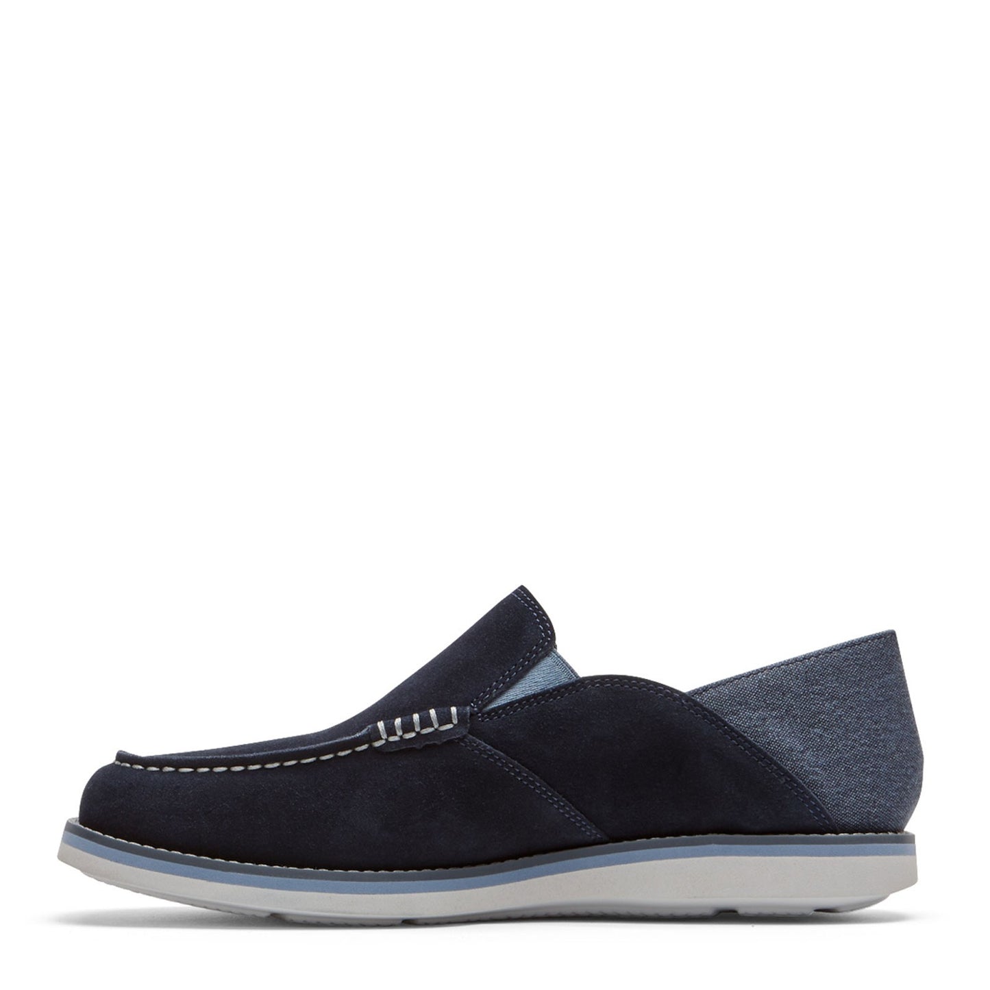 Peltz Shoes  Men's Rockport Tucker Venetian Slip-On BLUE CI8053