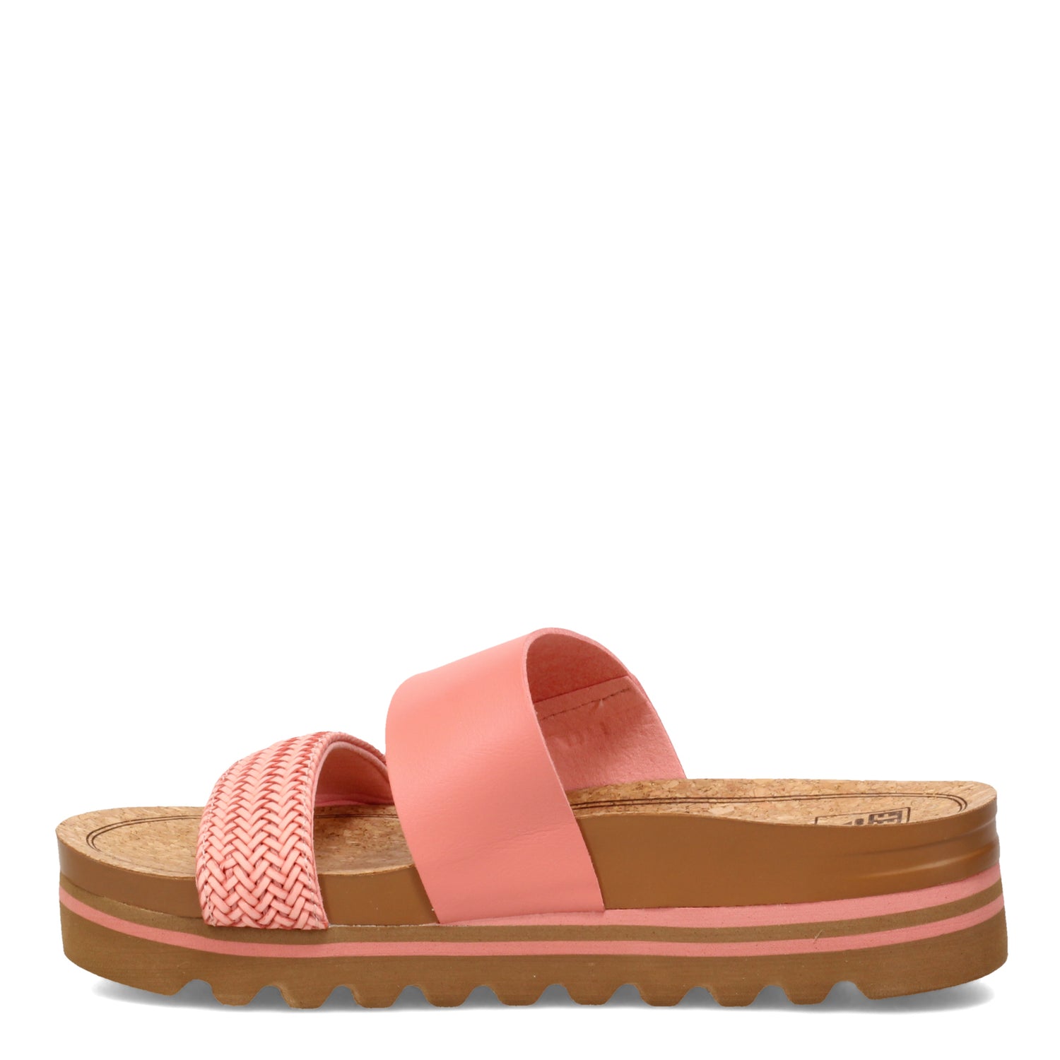 Peltz Shoes  Women's Reef Cushion Vista Hi Slide Black Multi CI8094