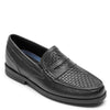 Peltz Shoes  Men's Rockport Preston Penny Loafer BLACK CI8364