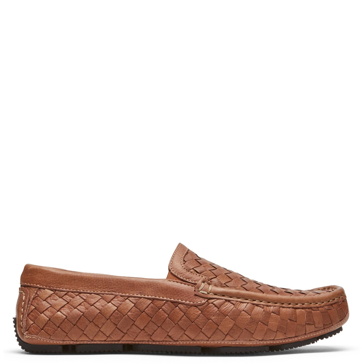 Peltz Shoes  Men's Rockport Rhyder Venetian Slip-On TAN WOVEN CI8367