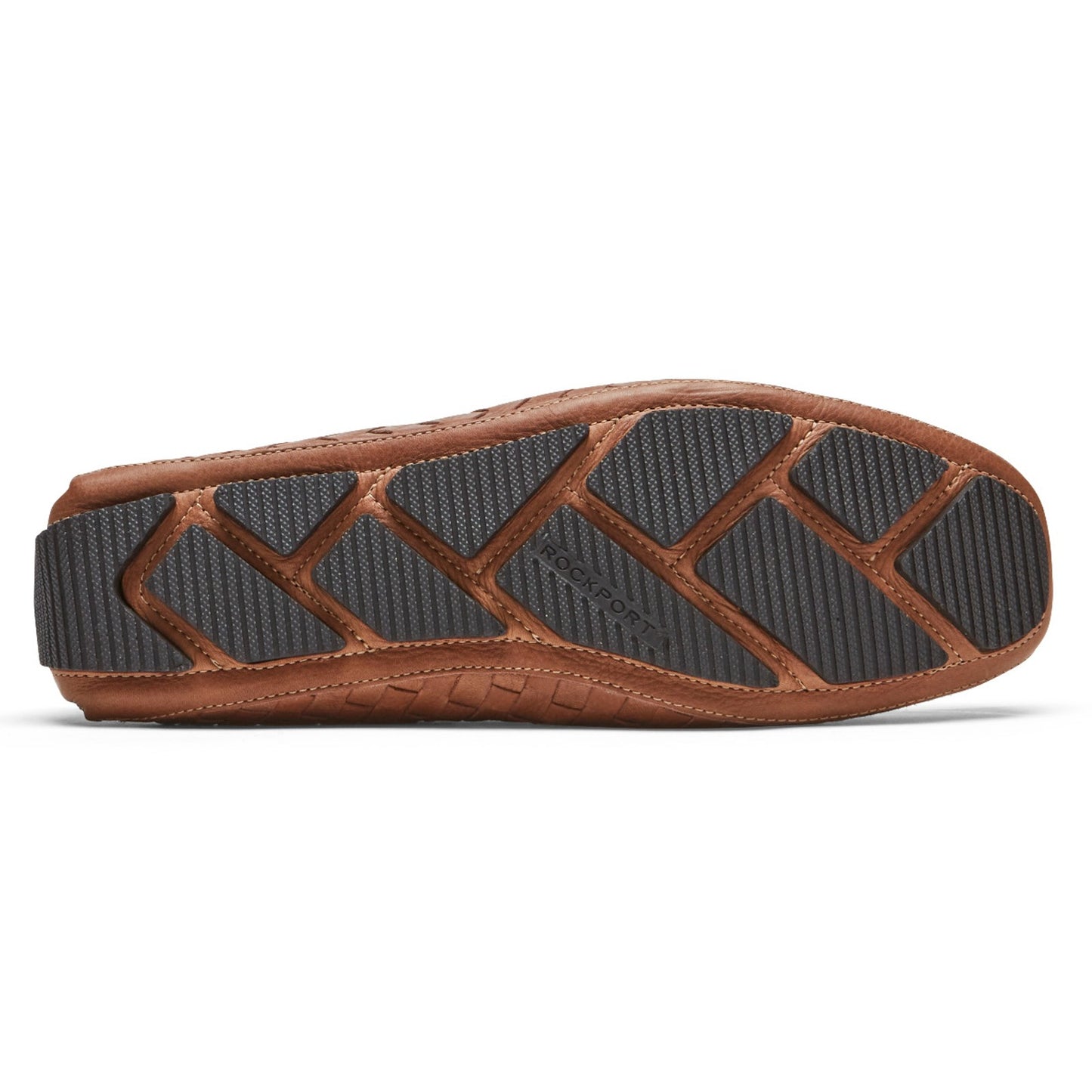 Peltz Shoes  Men's Rockport Rhyder Venetian Slip-On TAN WOVEN CI8367