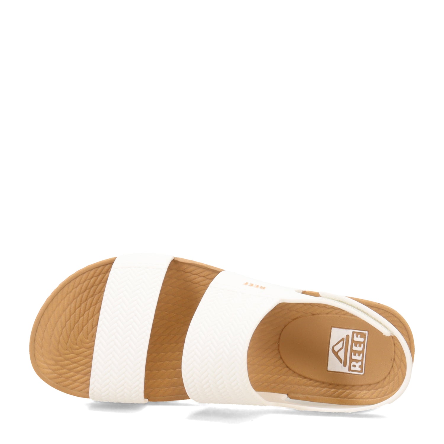 Peltz Shoes  Women's Reef Water Vista Sandal White/Tan CI8574