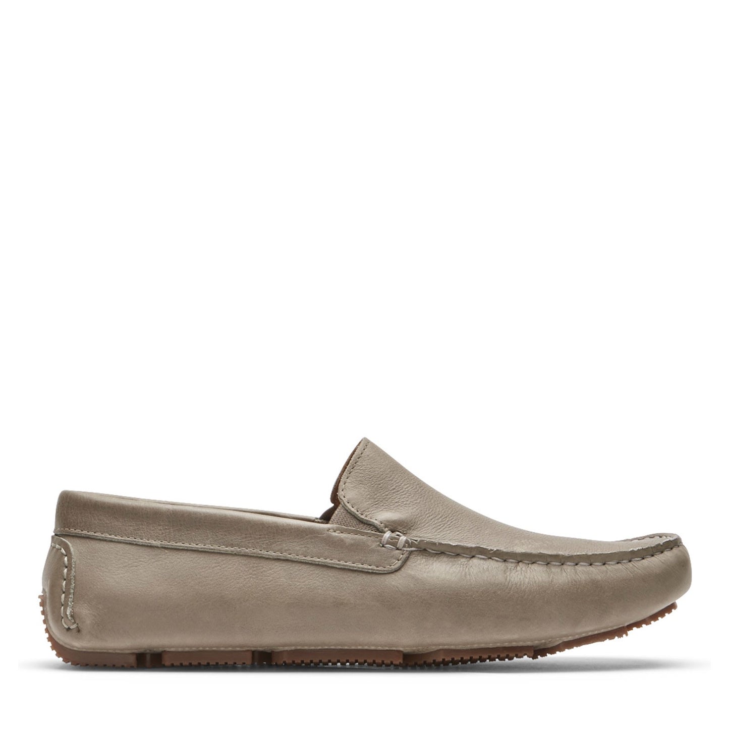 Peltz Shoes  Men's Rockport Rhyder Venetian Slip-On TAUPE CI9062