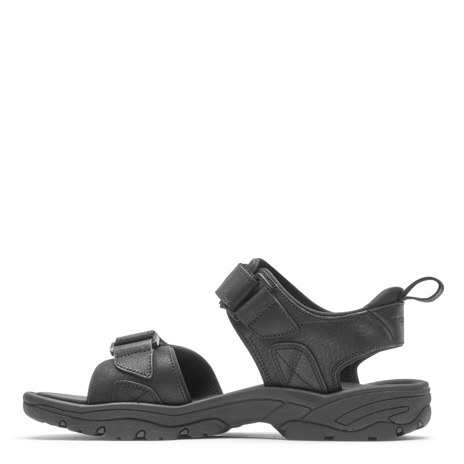 Peltz Shoes  Men's Rockport Rocklake Sandal BLACK CI9178