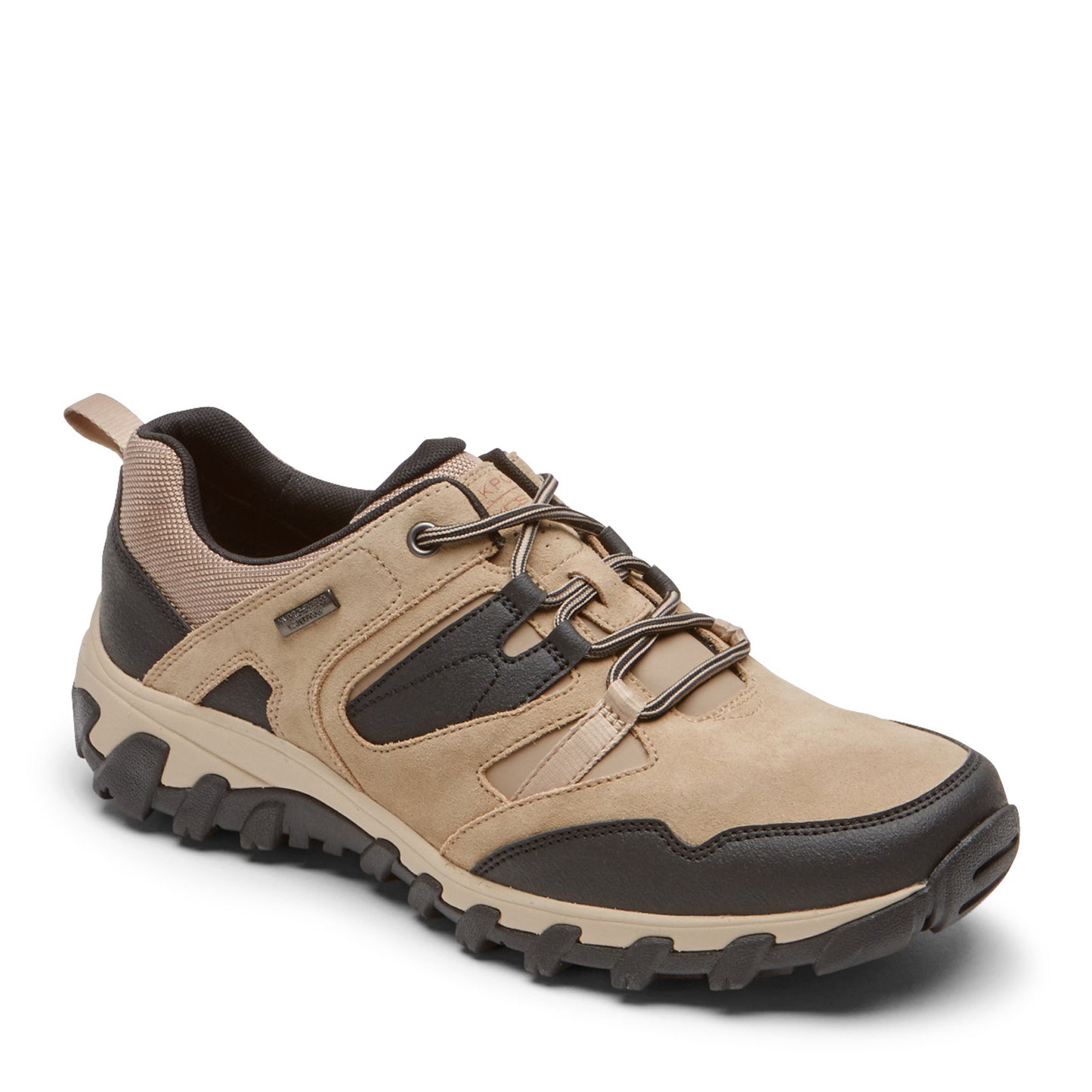 Peltz Shoes  Men's Rockport Cold Springs Plus Low Waterproof Walking Shoe TAUPE CI9325