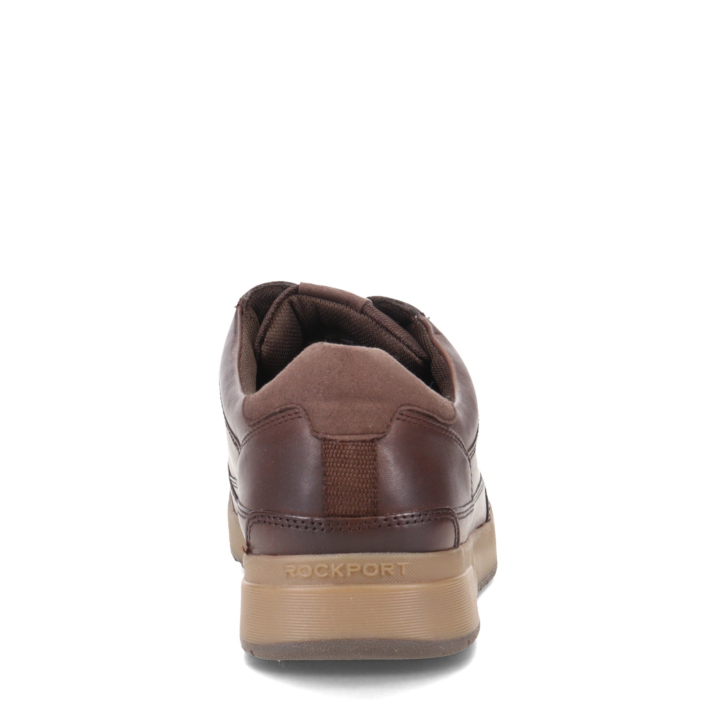 Peltz Shoes  Men's Rockport Bronson Lace To Toe Sneaker DARK BROWN CI9577