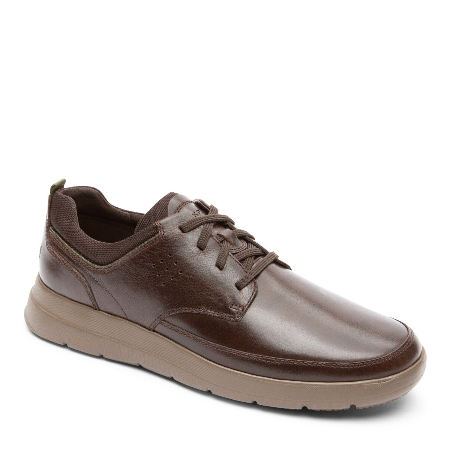 Peltz Shoes  Men's Rockport truFLEX Cayden Plain Toe Oxford JAVA CI9638