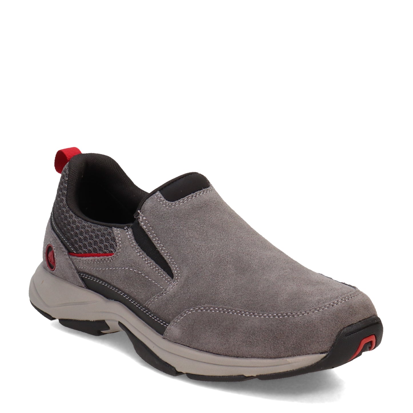 Peltz Shoes  Men's Rockport Chranson Slip-On Sneaker STEEL CJ0090