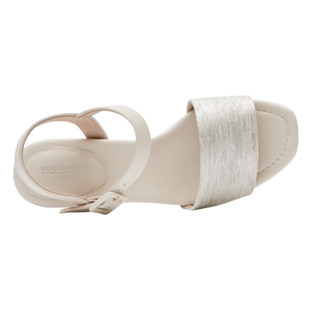 Women's Rockport Farrah Sandal VANILLA CJ1089