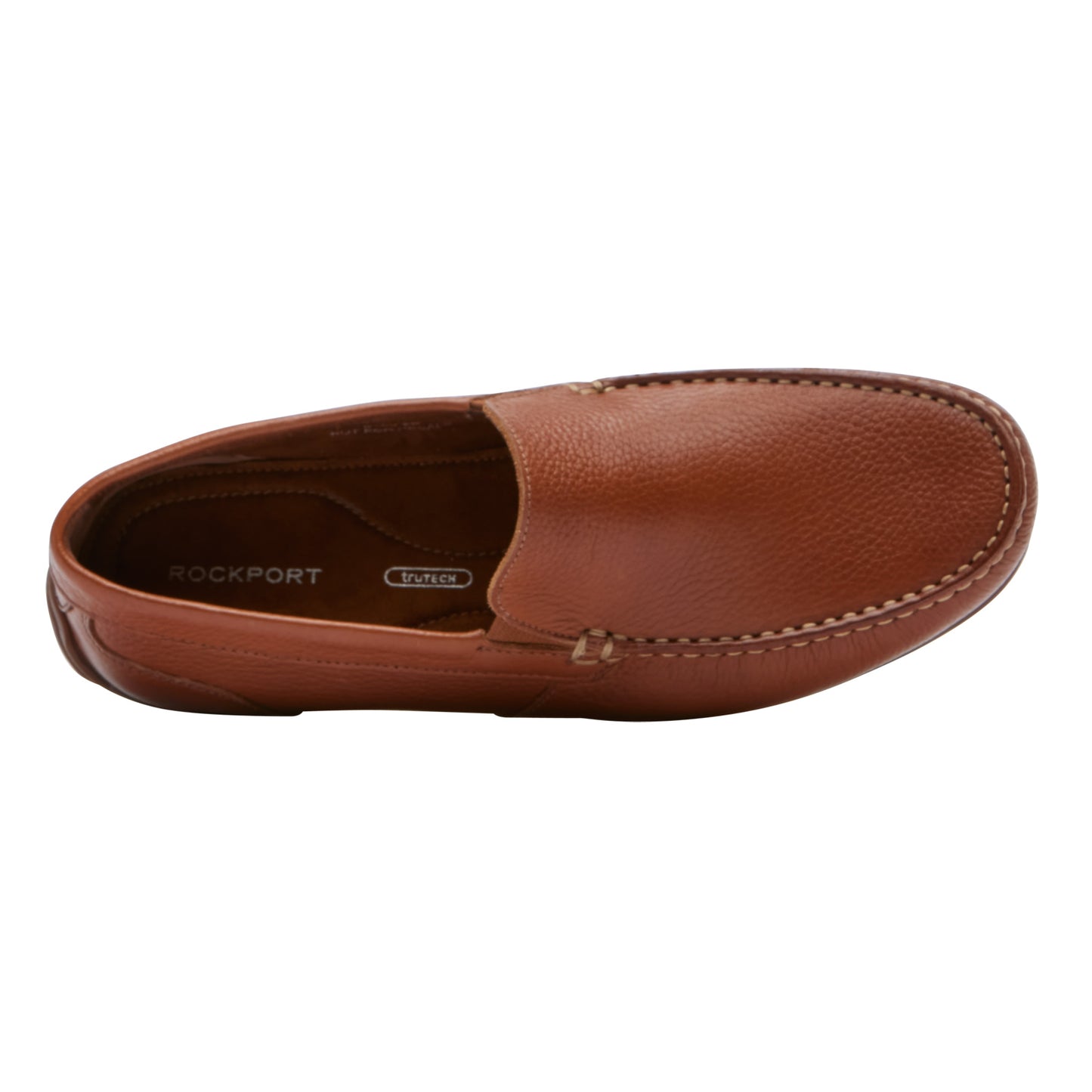 Peltz Shoes  Men's Rockport Warner Venetian Loafer Tan CJ1443