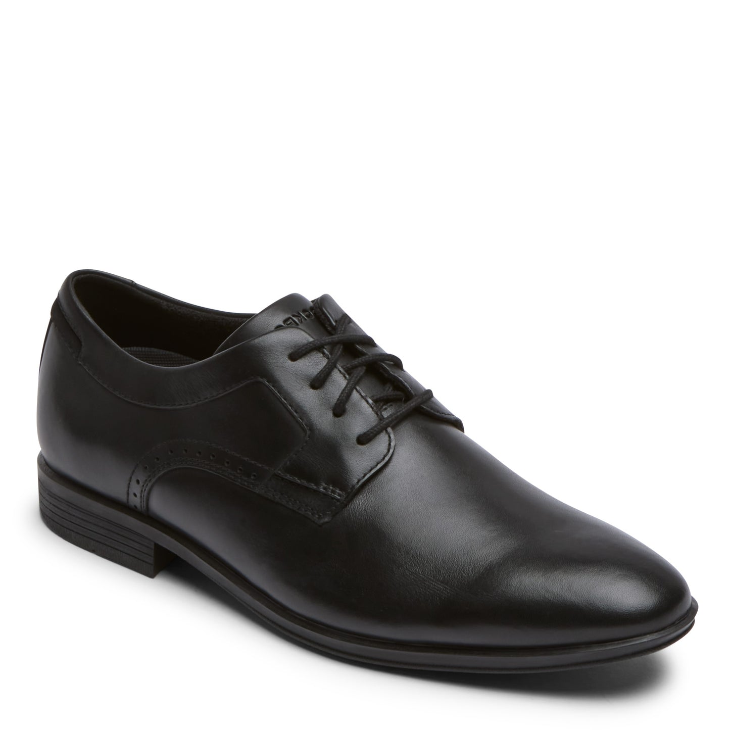 Peltz Shoes  Men's Rockport Somerset Plain Toe Oxford Black CJ1747