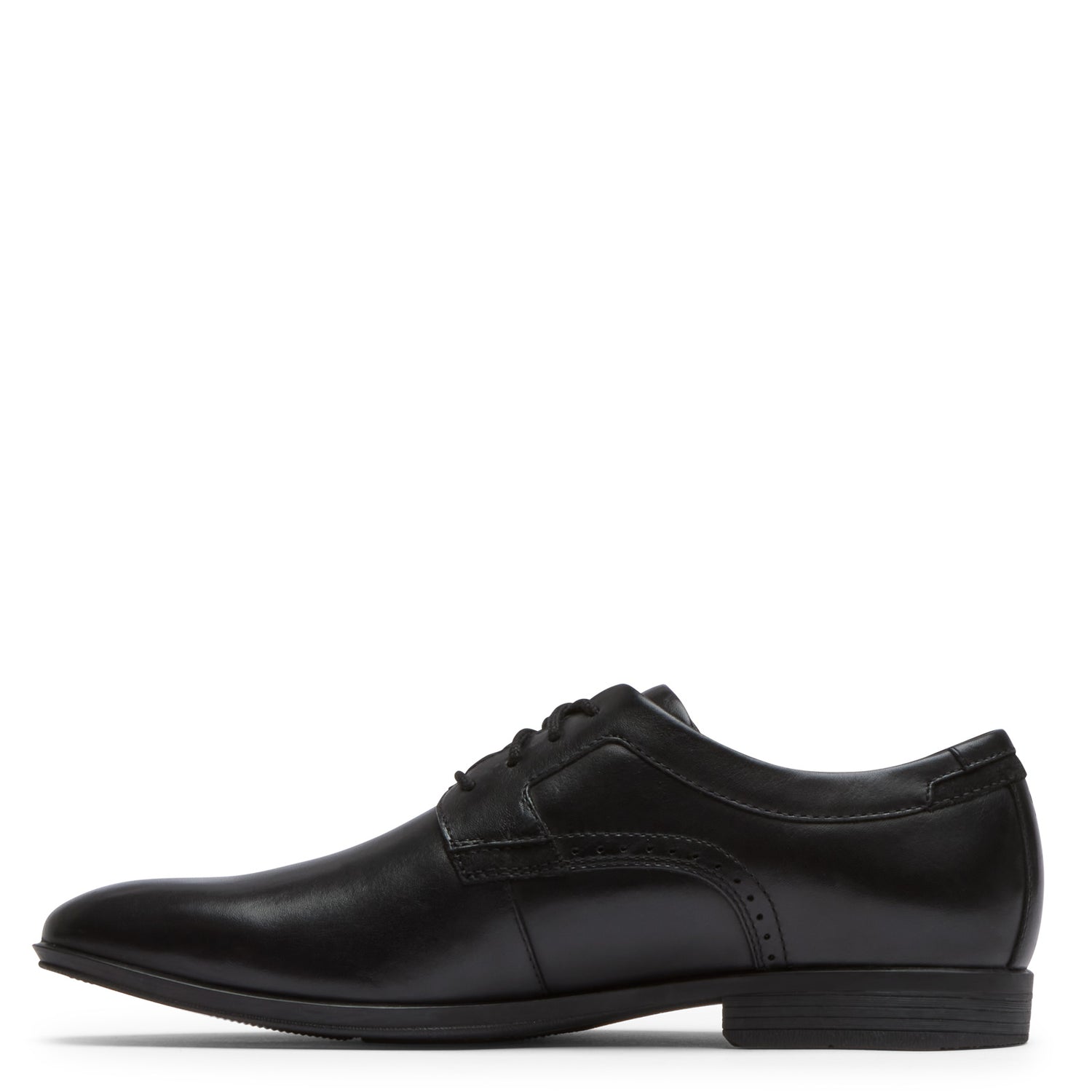 Peltz Shoes  Men's Rockport Somerset Plain Toe Oxford Black CJ1747