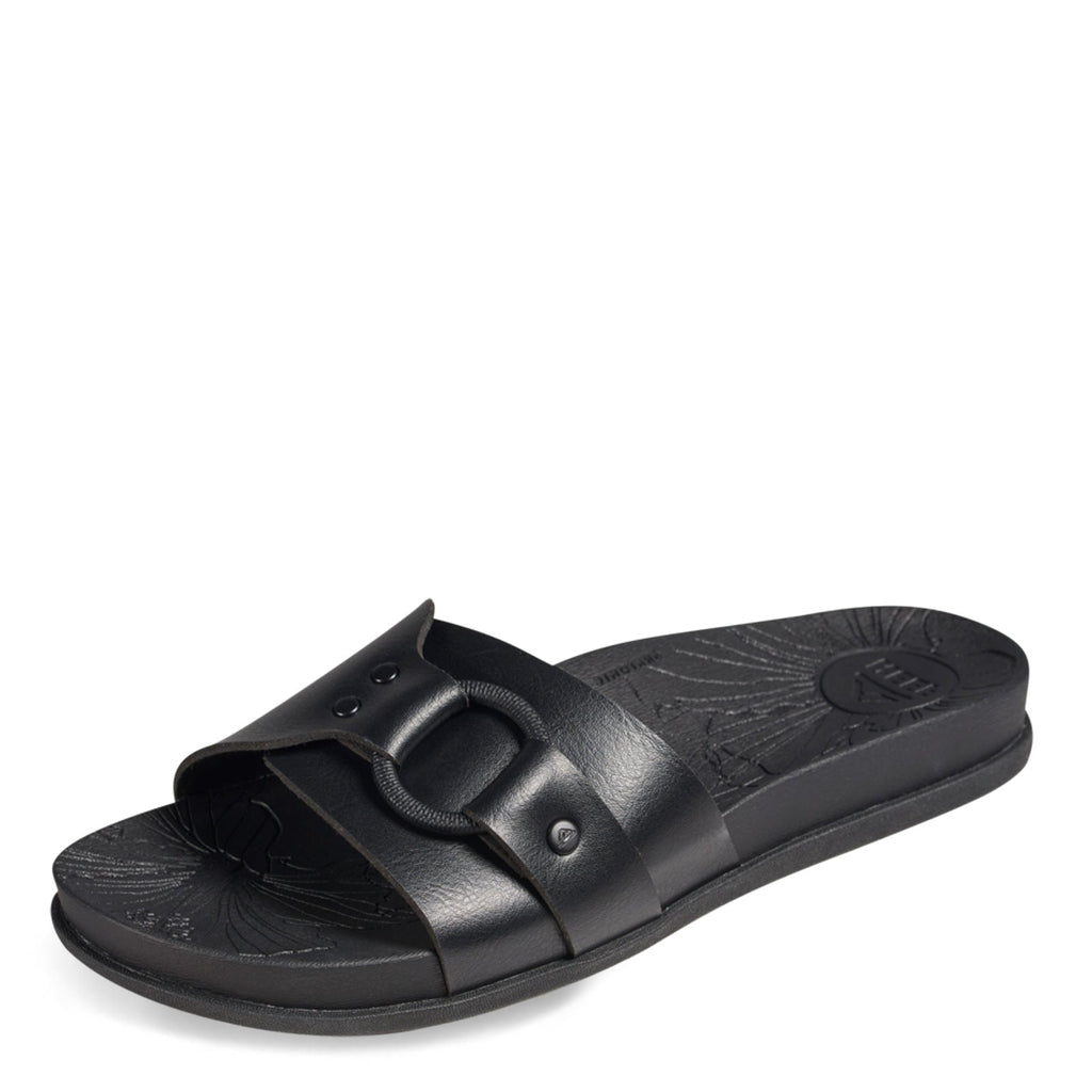 Women's Reef Cushion Soho Cruz Sandal BLACK NIGHTLIFE CJ2817