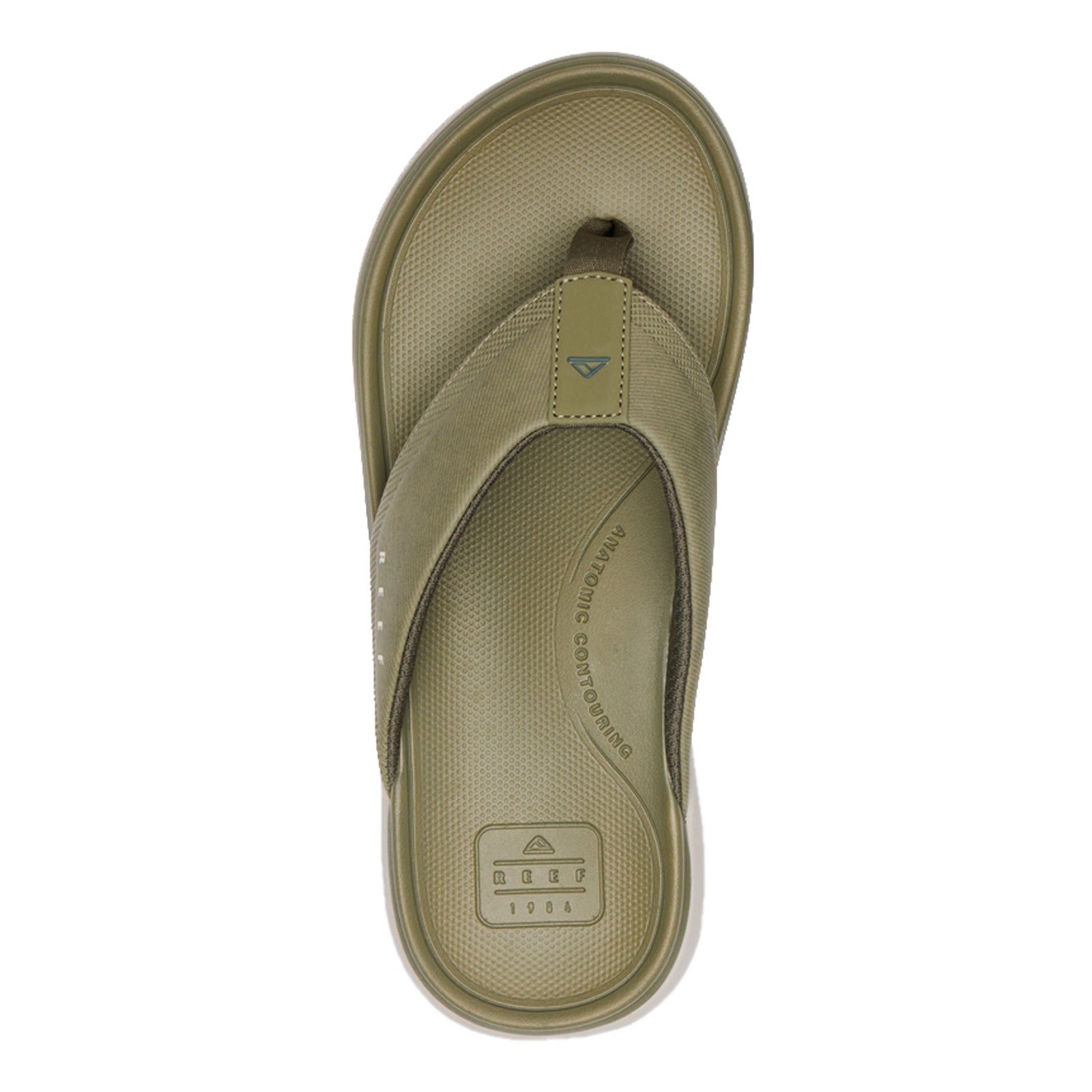REEF Men’s Olive Green Flip Flop Sandals REEF Men main image 4