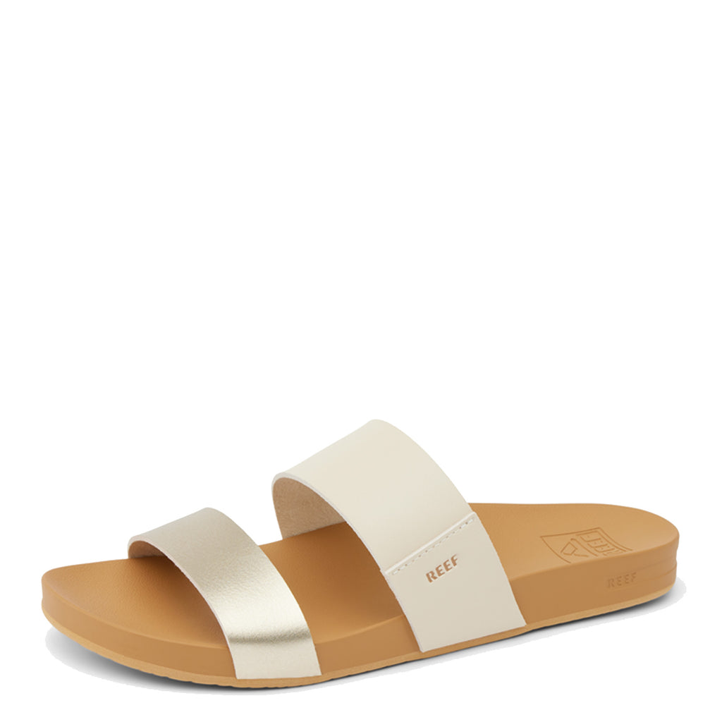 Women's Reef Cushion Vista Slide Vintage/Gold CJ7124