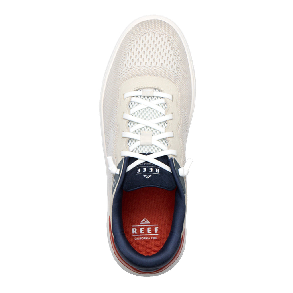 Men's Reef Shoreline Del Mar Sneaker TAN WHITE NAVY CJ8997
