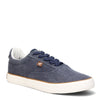 Peltz Shoes  Men's Carribean Joe Rica Canvas Sneaker NAVY WHITE CJMS22101-13U1