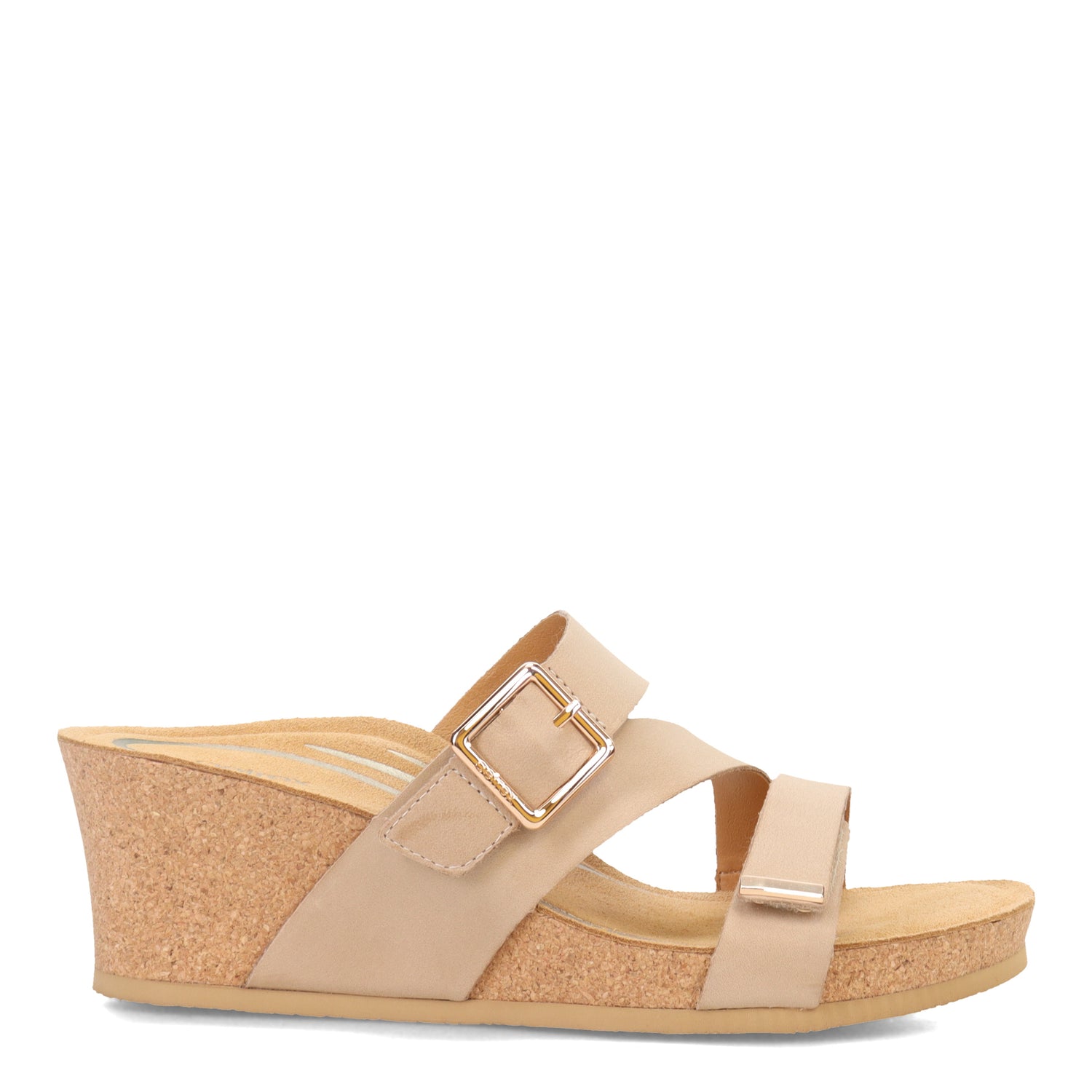 Peltz Shoes  Women's Aetrex Kimmy Sandal IVORY CK311