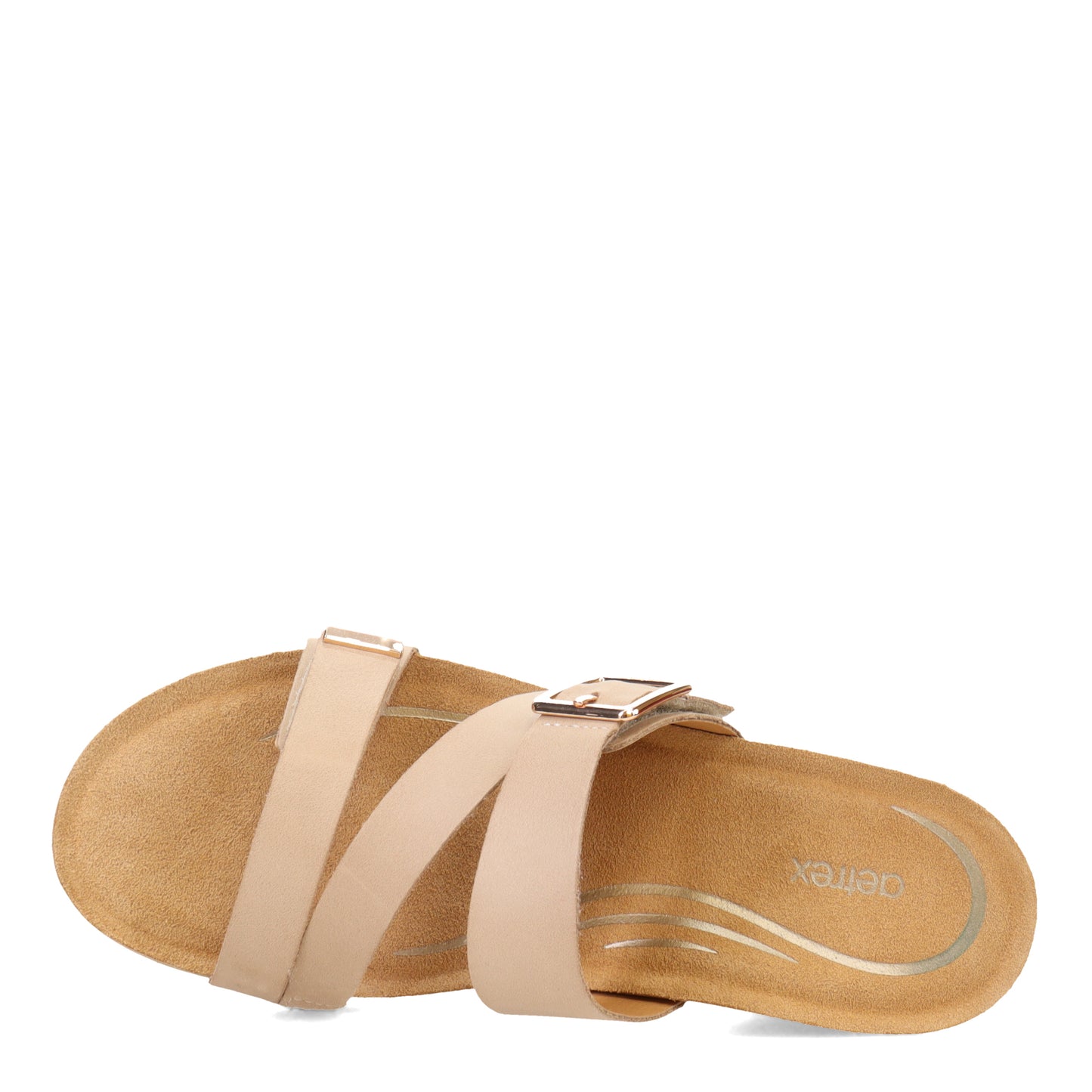 Peltz Shoes  Women's Aetrex Kimmy Sandal IVORY CK311