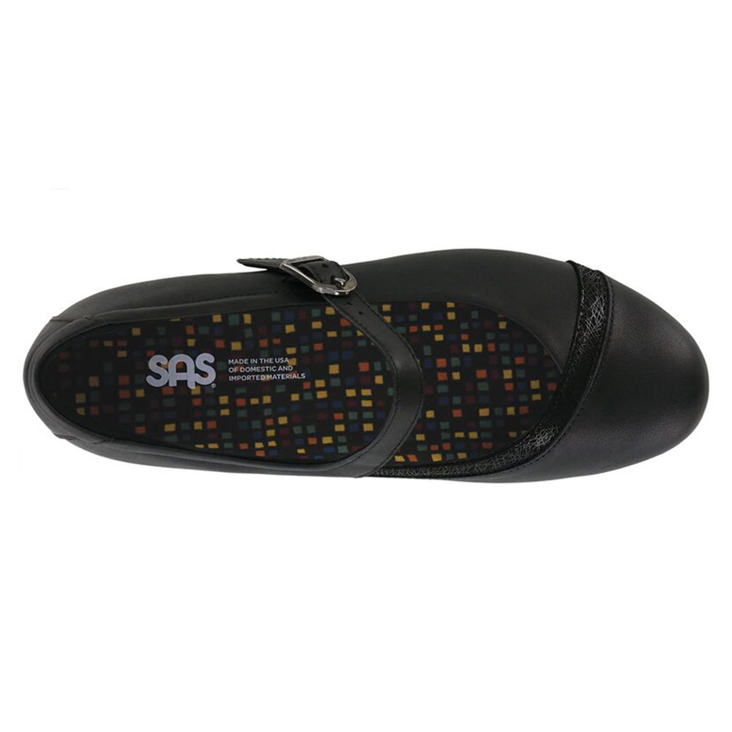 Peltz Shoes  Women's SAS Clare Mary Jane BLACK CLARE BLA