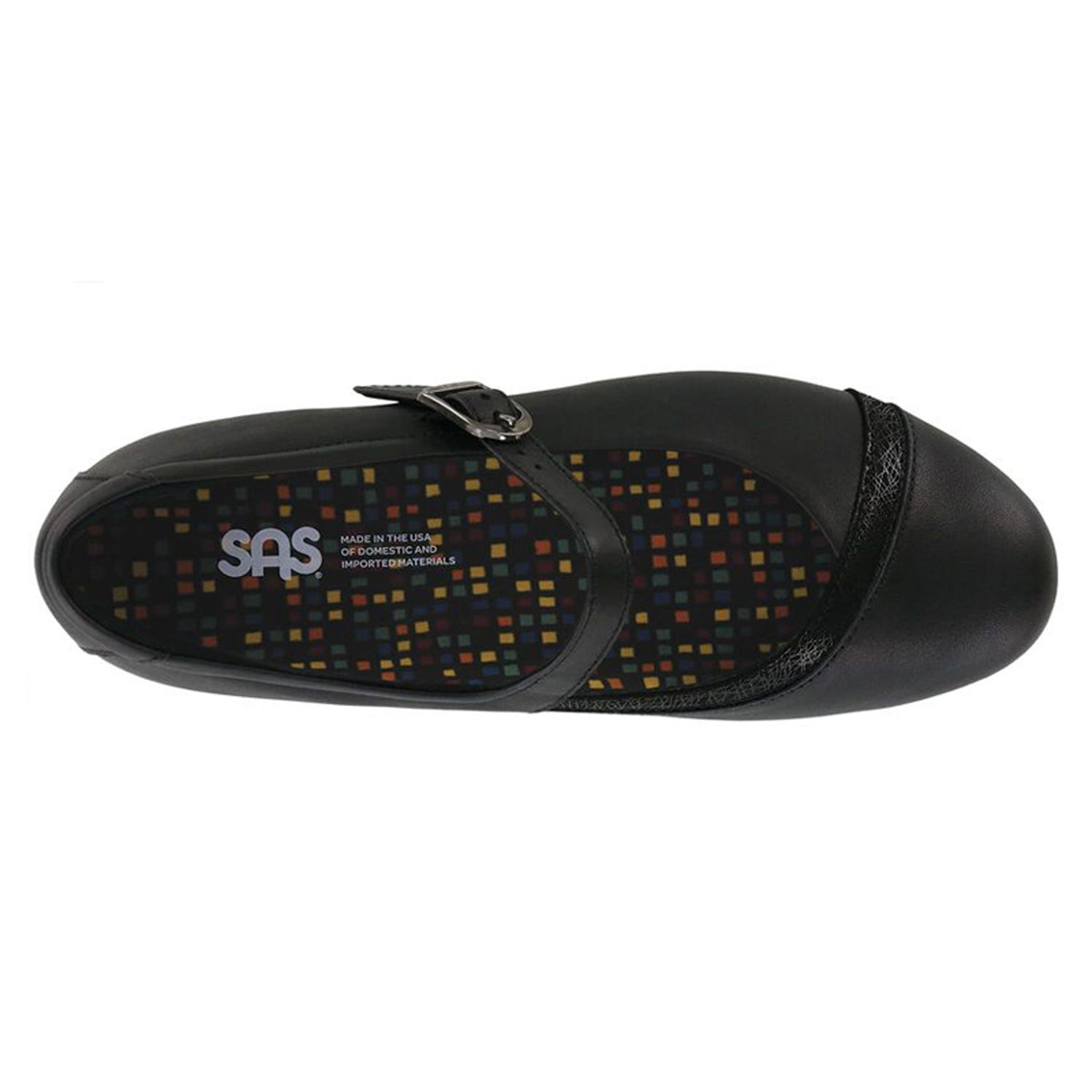 Peltz Shoes  Women's SAS Clare Mary Jane BLACK CLARE BLA