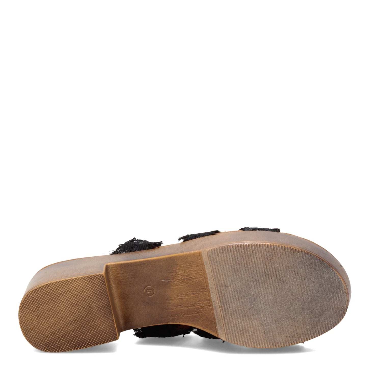 Peltz Shoes  Women's Rocket Dog Clipper Sandal BLACK CLIPPERBC-001