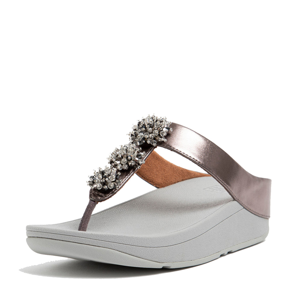 Women's FitFlop Galaxy Thong Sandal PEWTER CM2-054