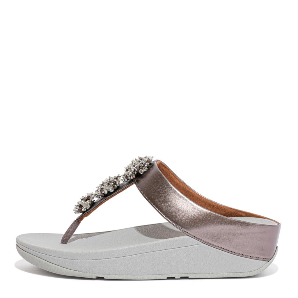 Women's FitFlop Galaxy Thong Sandal PEWTER CM2-054