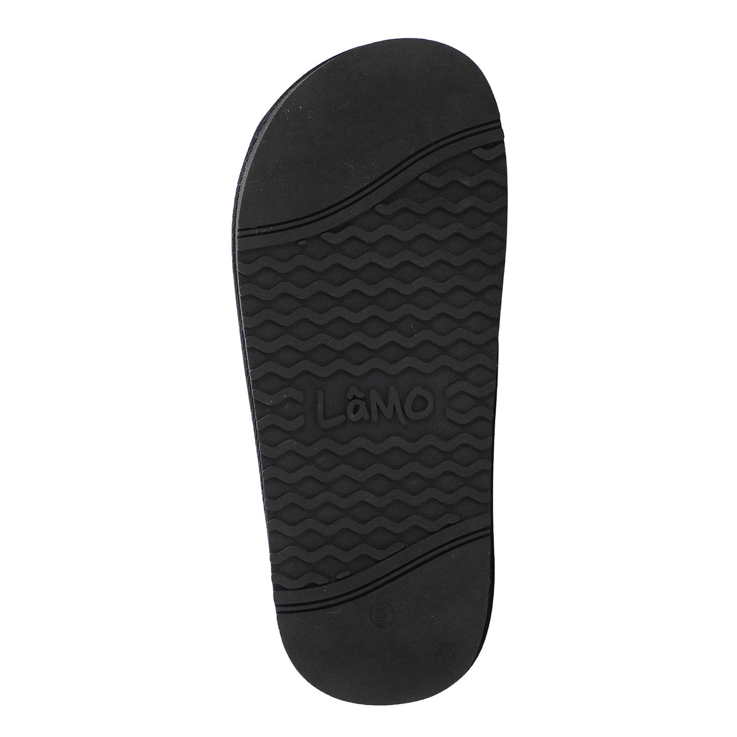 Peltz Shoes  Men's Lamo APMA Slide Wrap Slipper BLACK CM2338-BLK