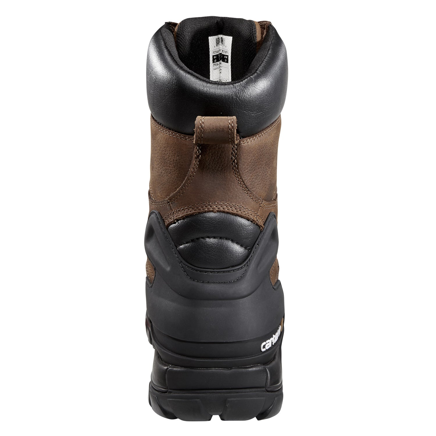 Peltz Shoes  Men's Carhartt Yukon Pac WP Ins. 10 Composite Toe Boot BROWN BLACK CMC1259