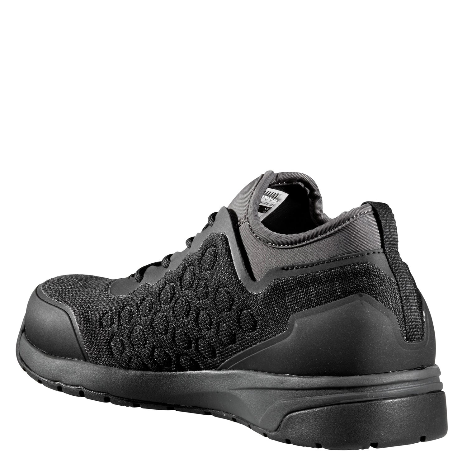Peltz Shoes  Men's Carhartt Force 3 SD Nano Toe Work Shoe BLACK GRAY CMD3461