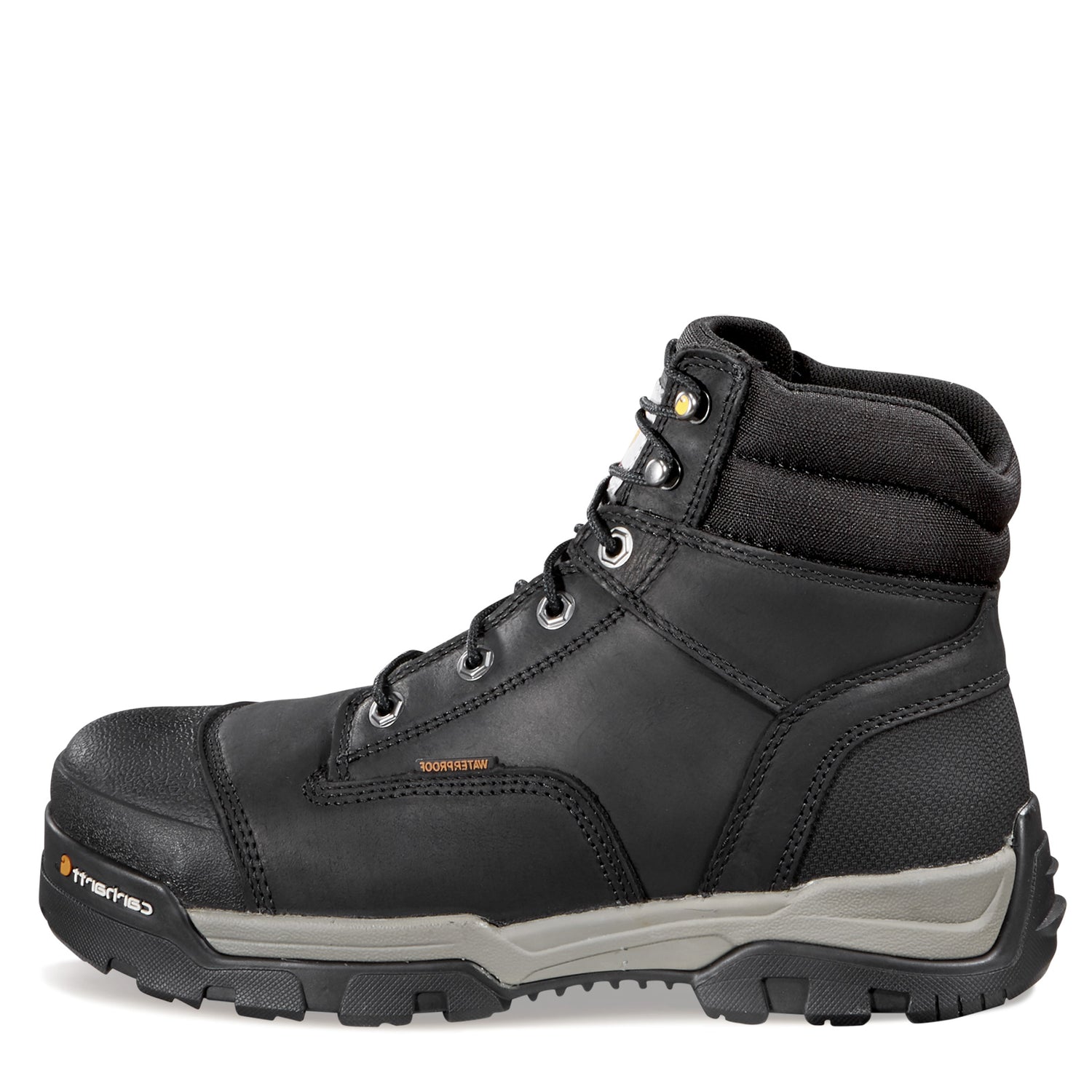 Peltz Shoes  Men's Carhartt Ground Force WP 6in CT Boot BLACK CME6351