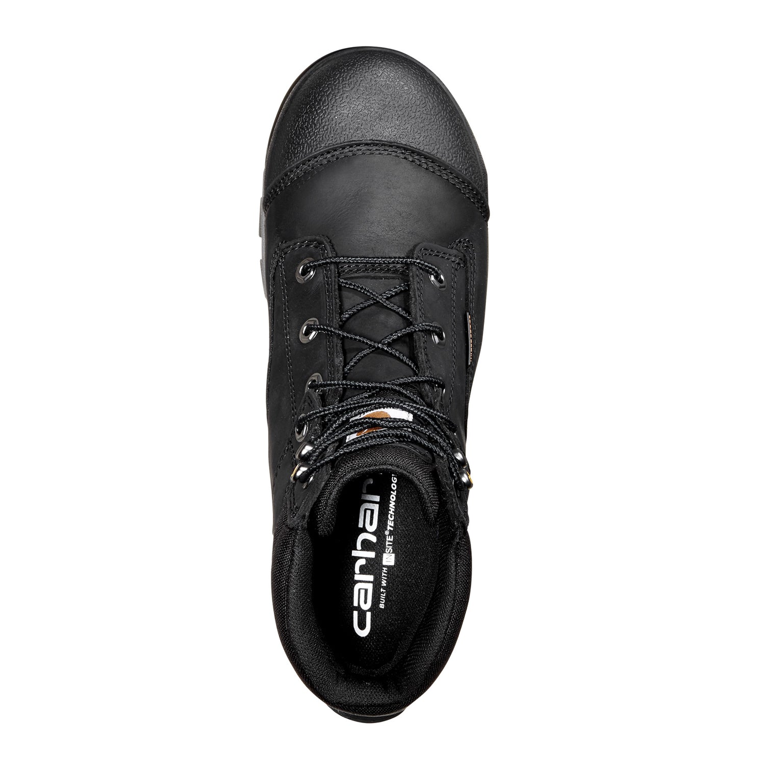 Peltz Shoes  Men's Carhartt Ground Force WP 6in CT Boot BLACK CME6351
