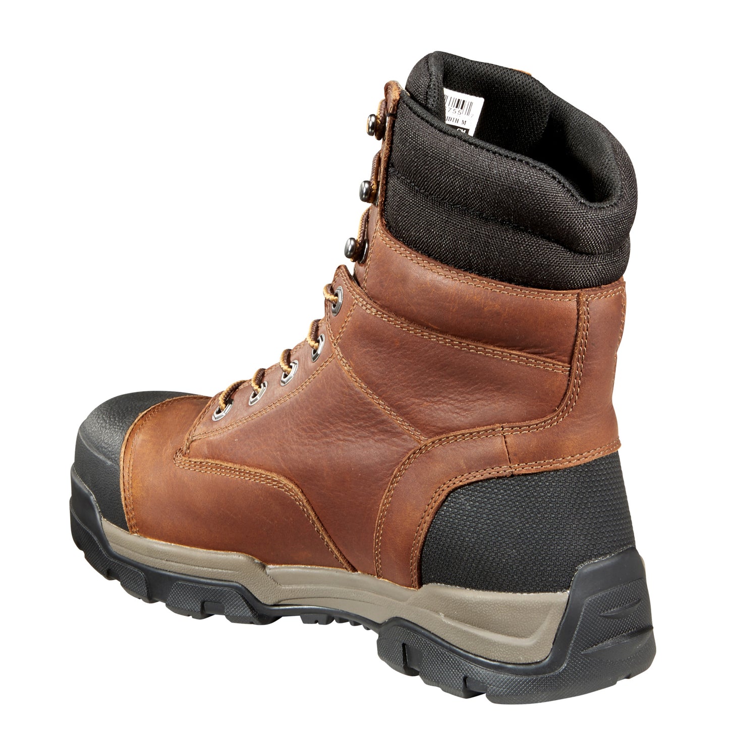Peltz Shoes  Men's Carhartt Ground Force WP 8 in CT Boot REDDISH BROWN CME8355