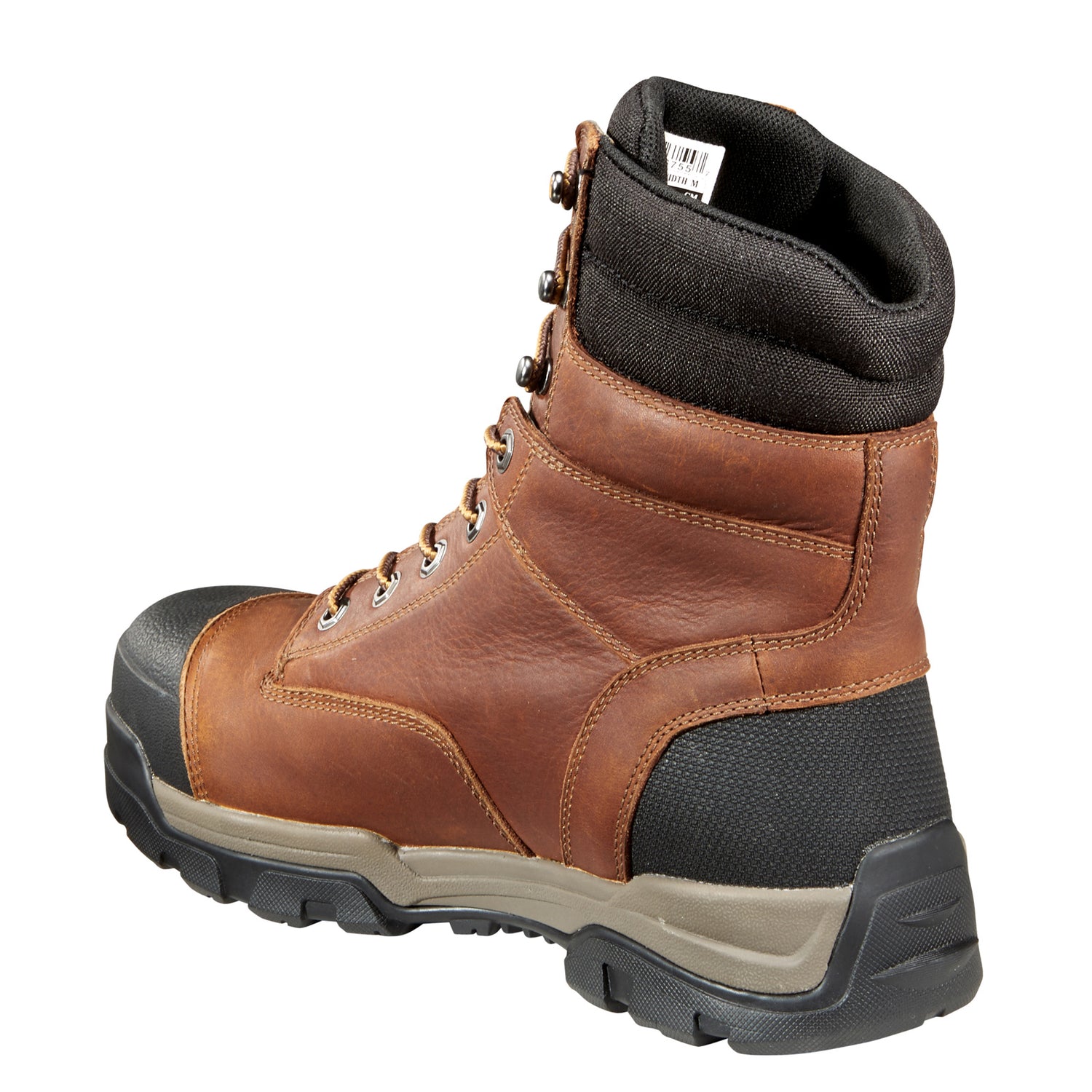 Peltz Shoes  Men's Carhartt Ground Force WP 8 in CT Boot REDDISH BROWN CME8355