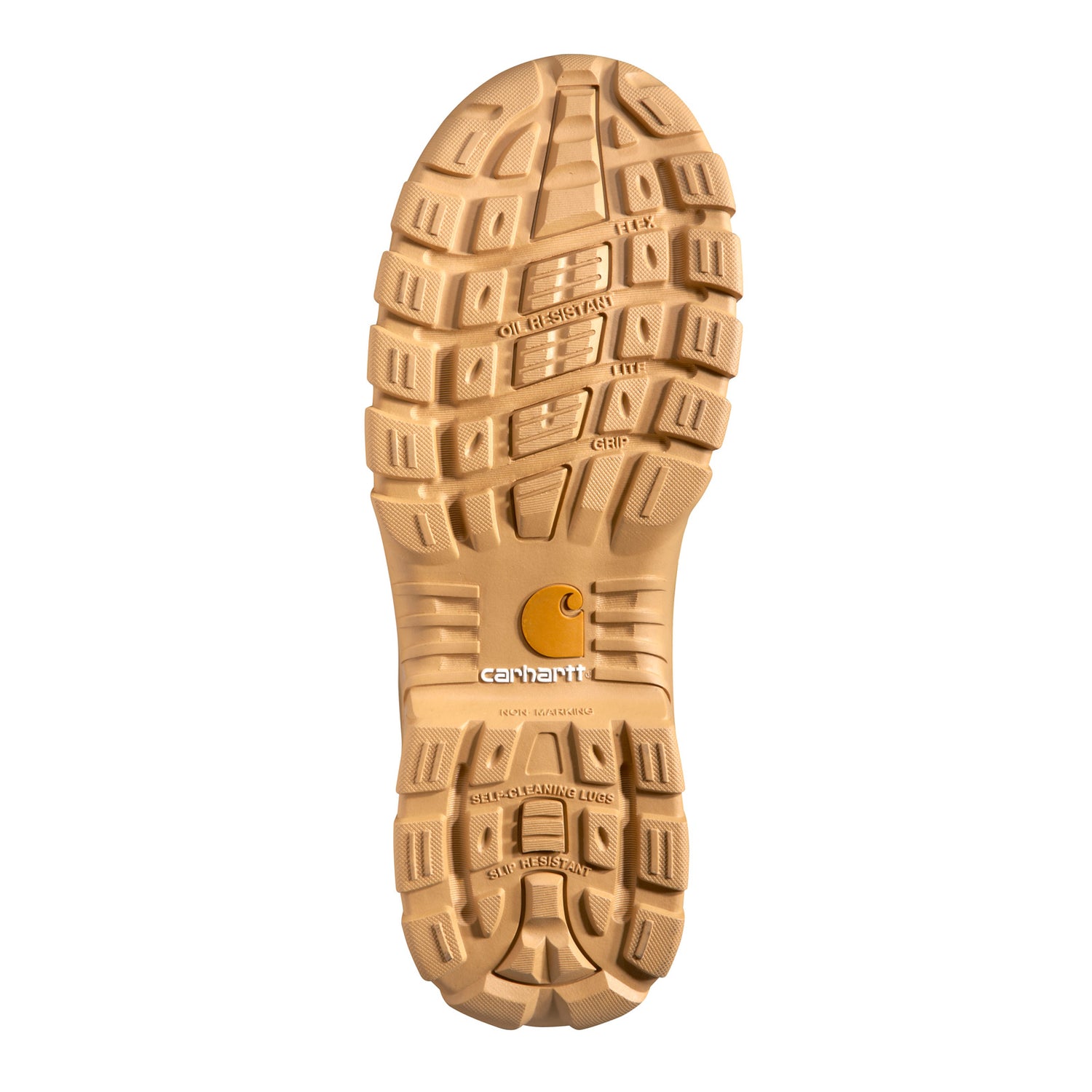 Peltz Shoes  Men's Carhartt Rugged Flex WP 6in Soft Toe Work Boot WHEAT CMF6056