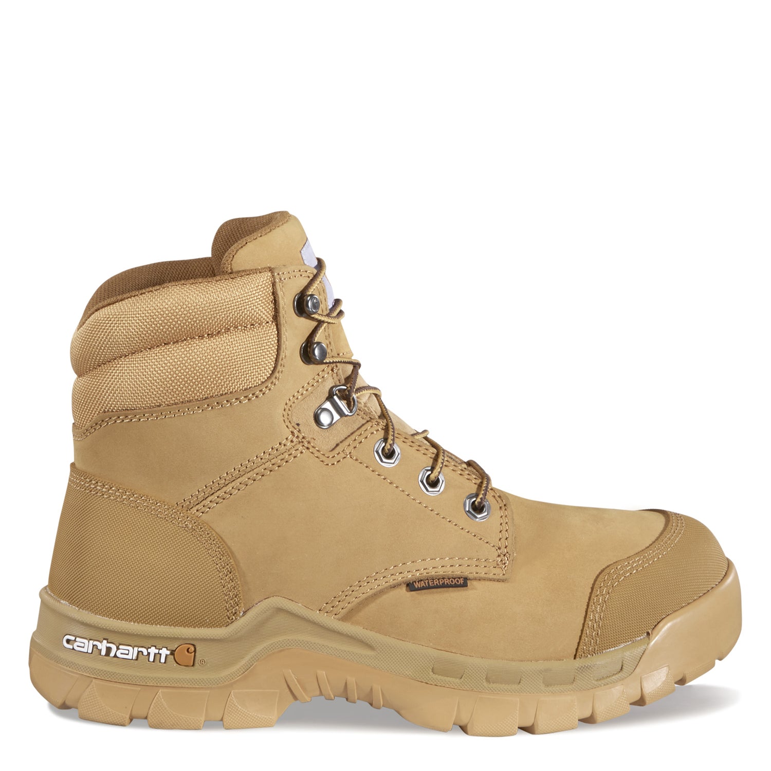 Peltz Shoes  Men's Carhartt Rugged Flex 6in Soft Toe Work Boot WHEAT CMF6356