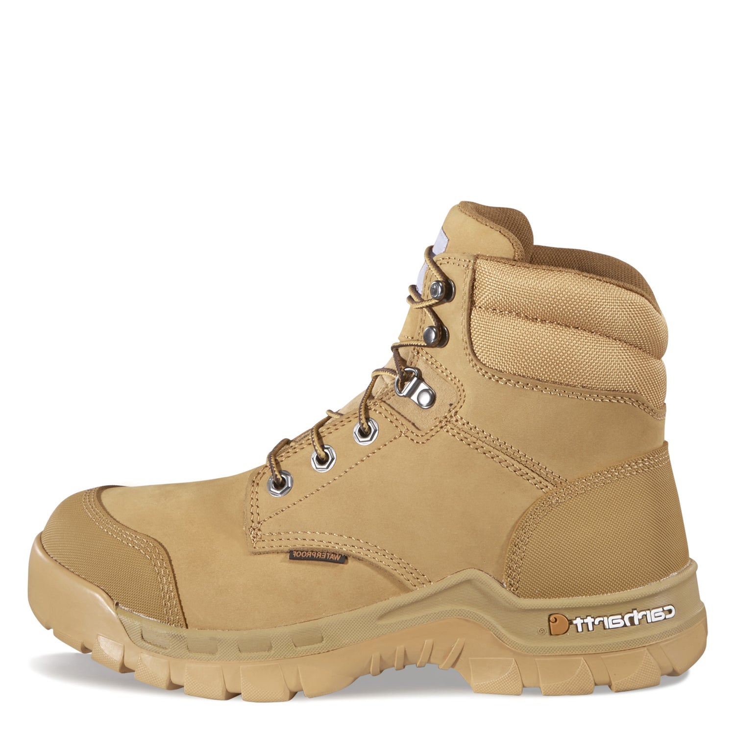 Peltz Shoes  Men's Carhartt Rugged Flex 6in Soft Toe Work Boot WHEAT CMF6356