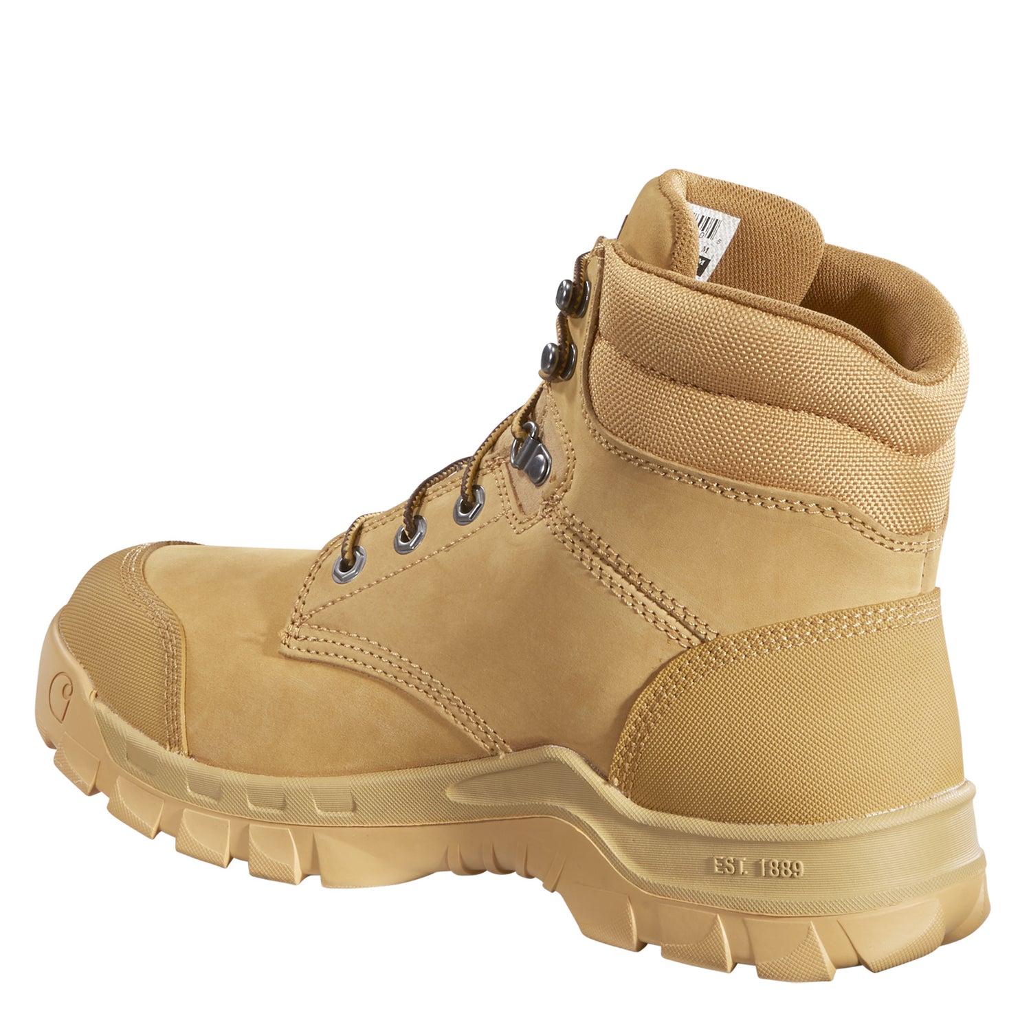 Peltz Shoes  Men's Carhartt Rugged Flex 6in Soft Toe Work Boot WHEAT CMF6356