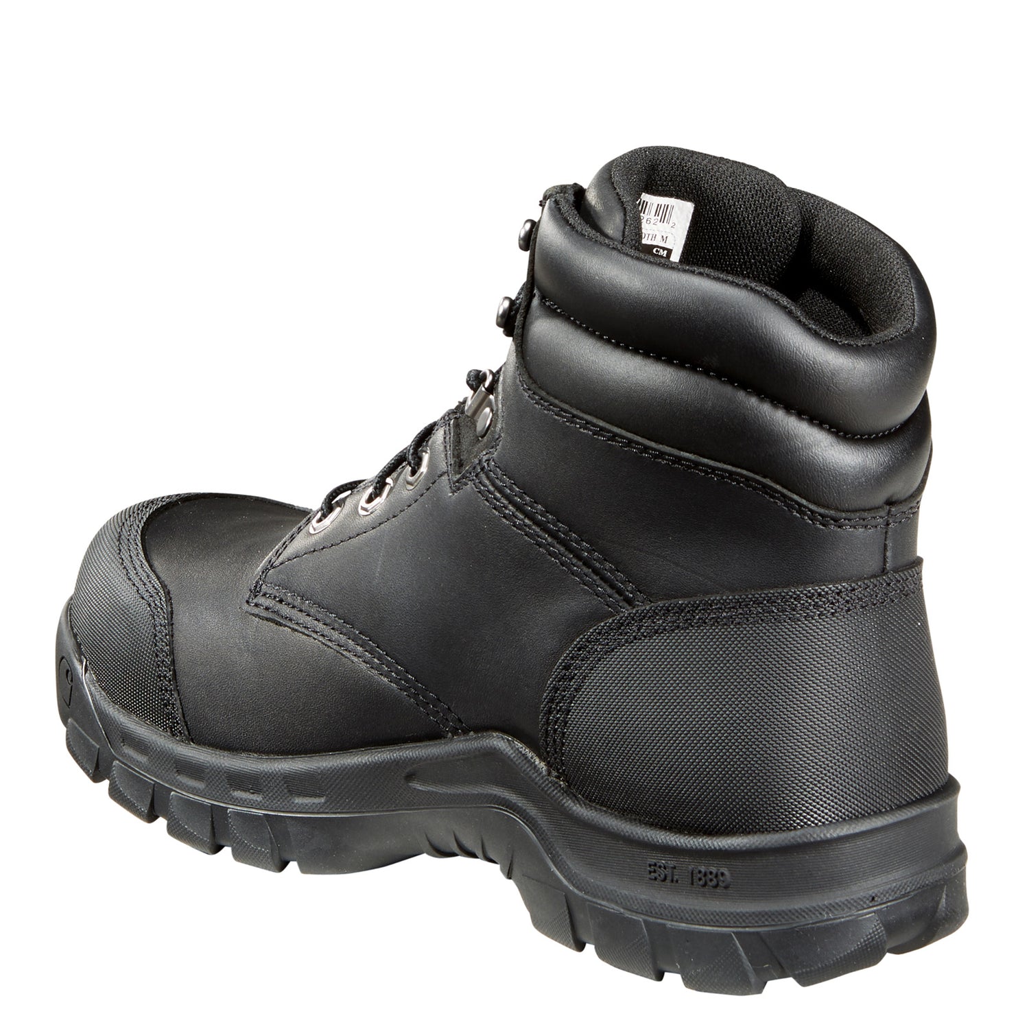 Peltz Shoes  Men's Carhartt Rugged Flex WP 6in Composite Toe Boot BLACK CMF6371