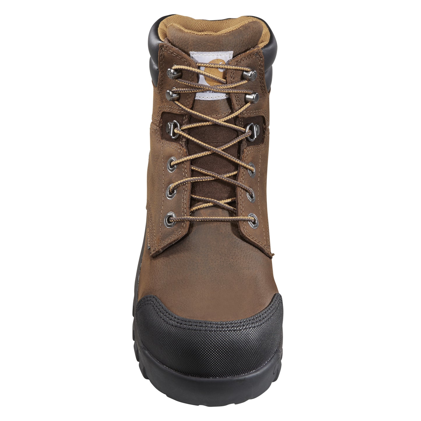 Peltz Shoes  Men's Carhartt Rugged Flex WP 6in Composite Toe Boot BROWN CMF6380