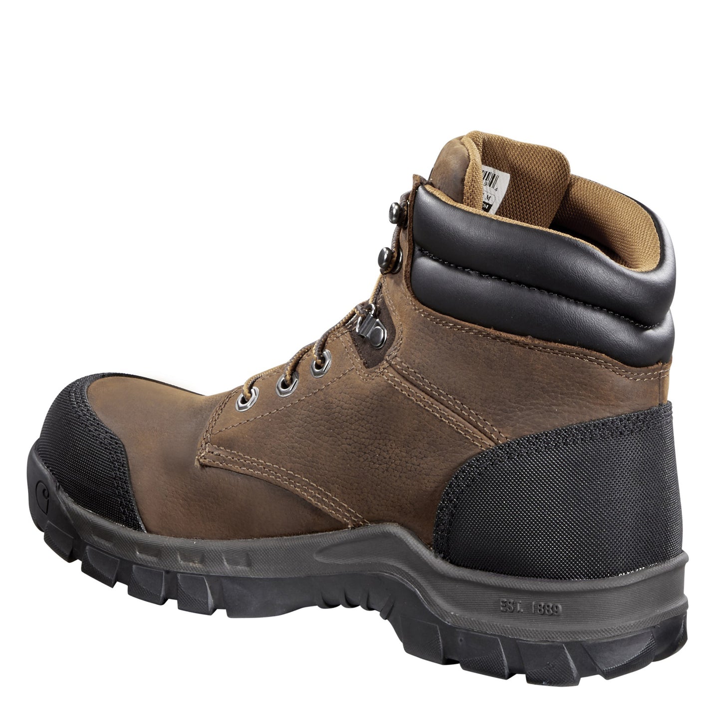 Peltz Shoes  Men's Carhartt Rugged Flex WP 6in Composite Toe Boot BROWN CMF6380