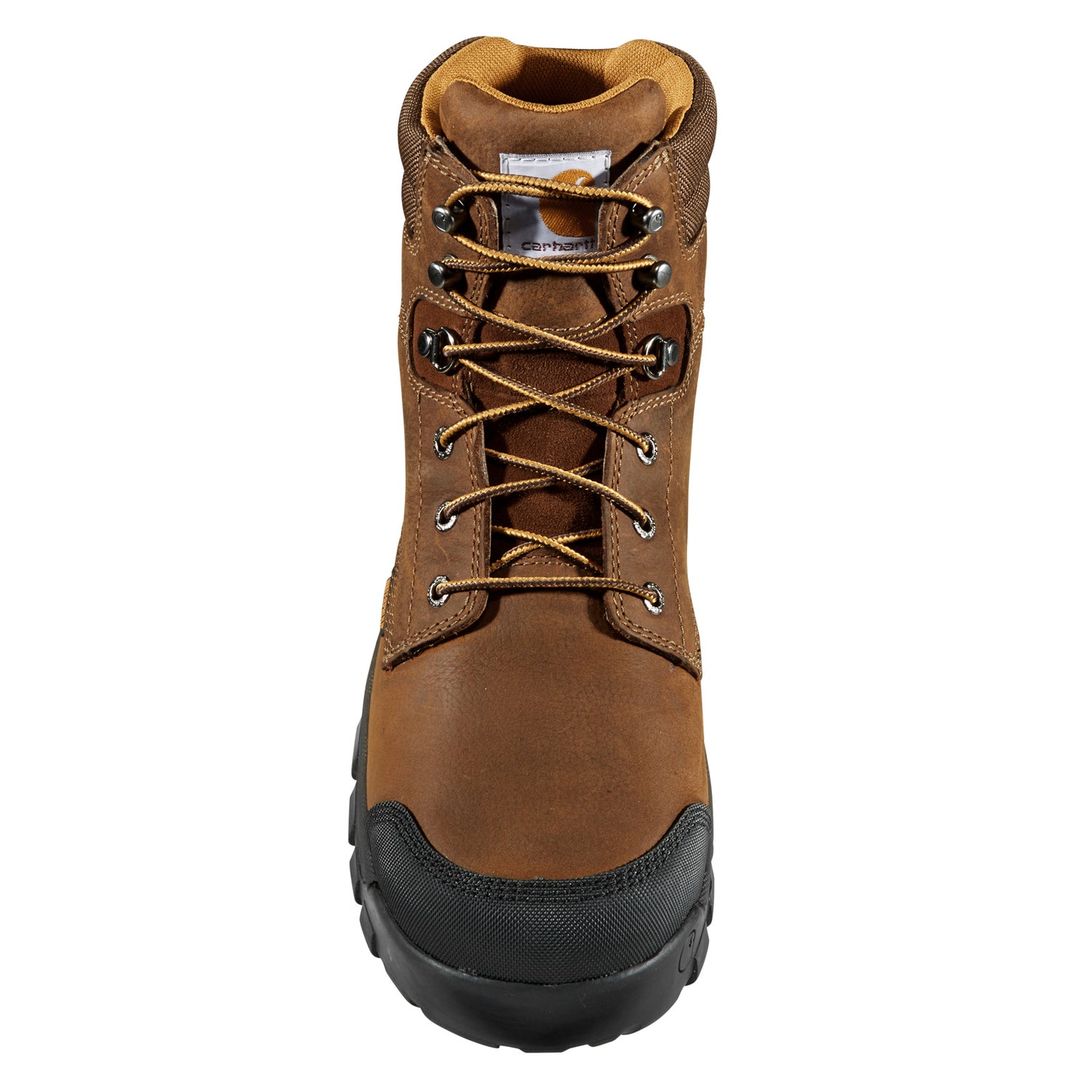 Peltz Shoes  Men's Carhartt Rugged Flex WP 6in CT Work Boot BROWN OILED CMF6720