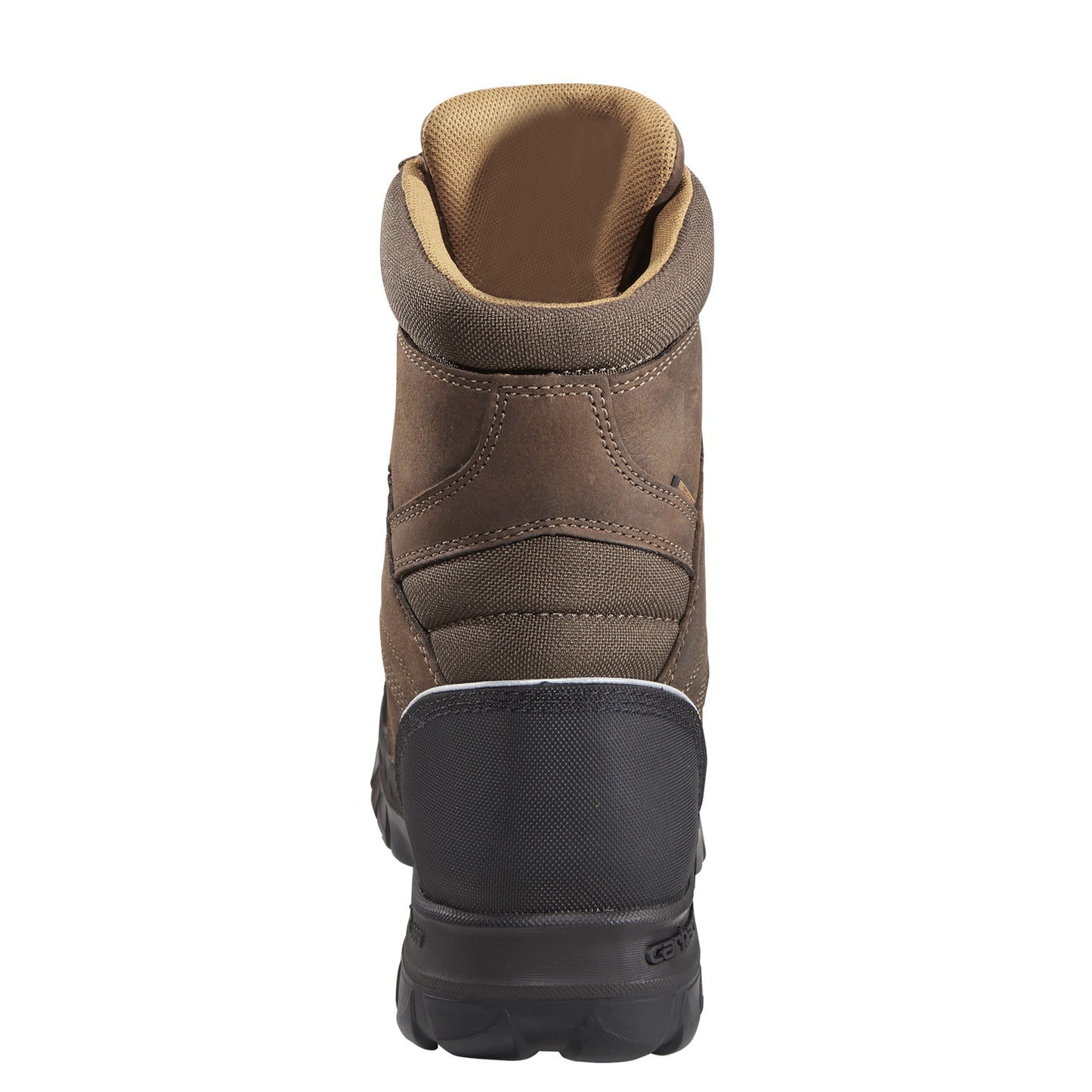 Peltz Shoes  Men's Carhartt Rugged Flex WP 8in CT Work Boot BROWN OILED CMF8720