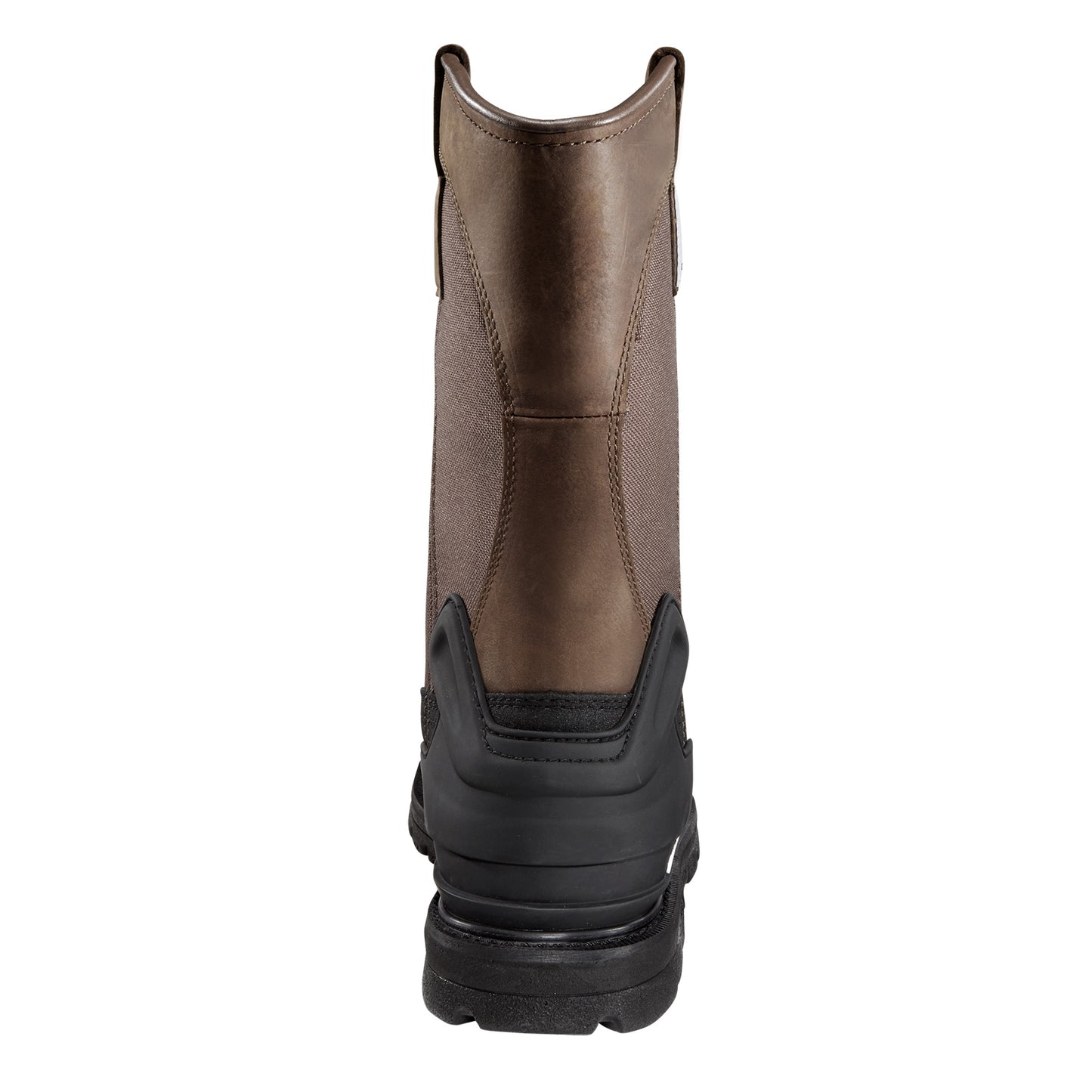 Peltz Shoes  Men's Carhartt Heritage WP Ins 11in ST Wellington Boot BROWN BLACK CMP1259