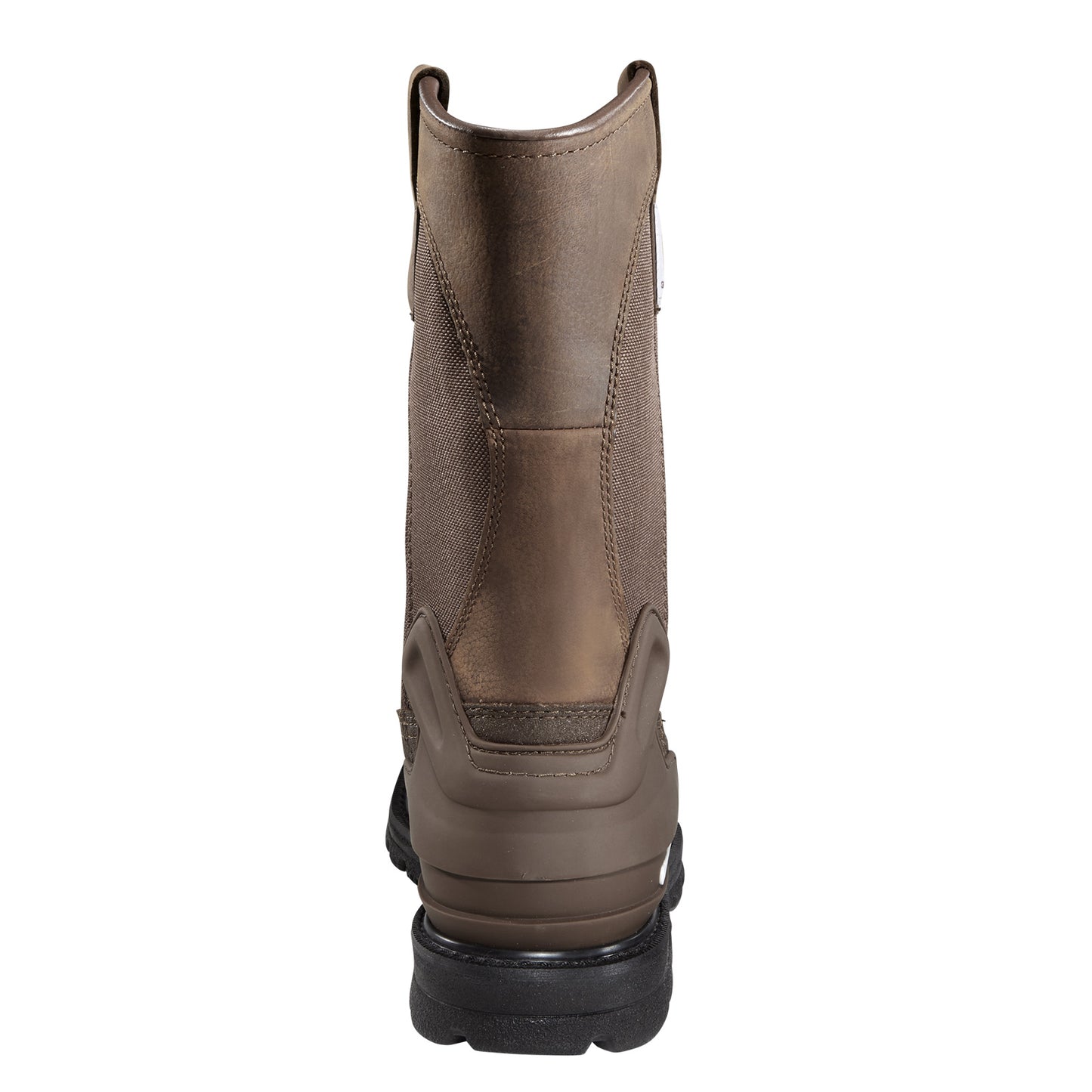 Peltz Shoes  Men's Carhartt Heritage WP 11in Steel Toe Wellington Boot DARK BROWN CMP1270