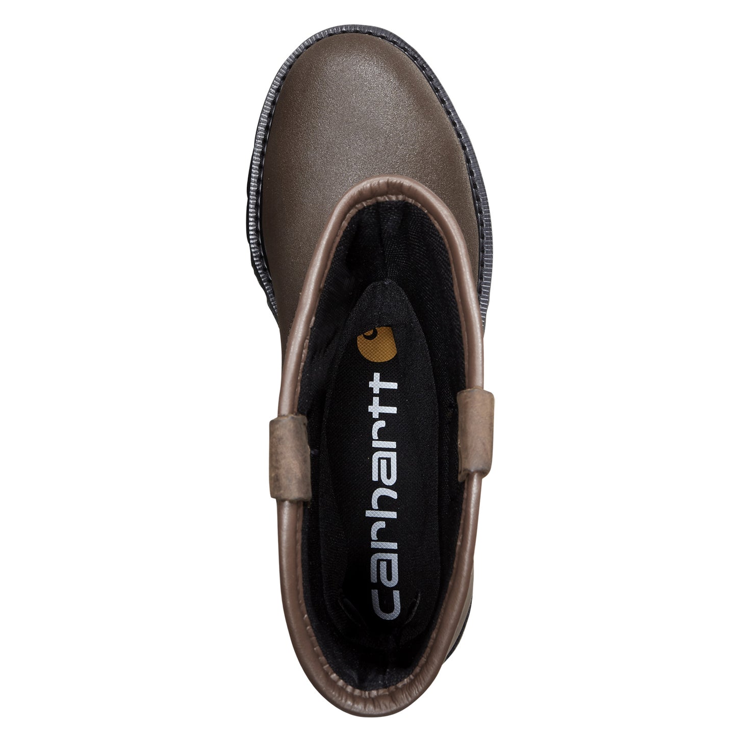 Peltz Shoes  Men's Carhartt Heritage WP 11in Steel Toe Wellington Boot DARK BROWN CMP1270