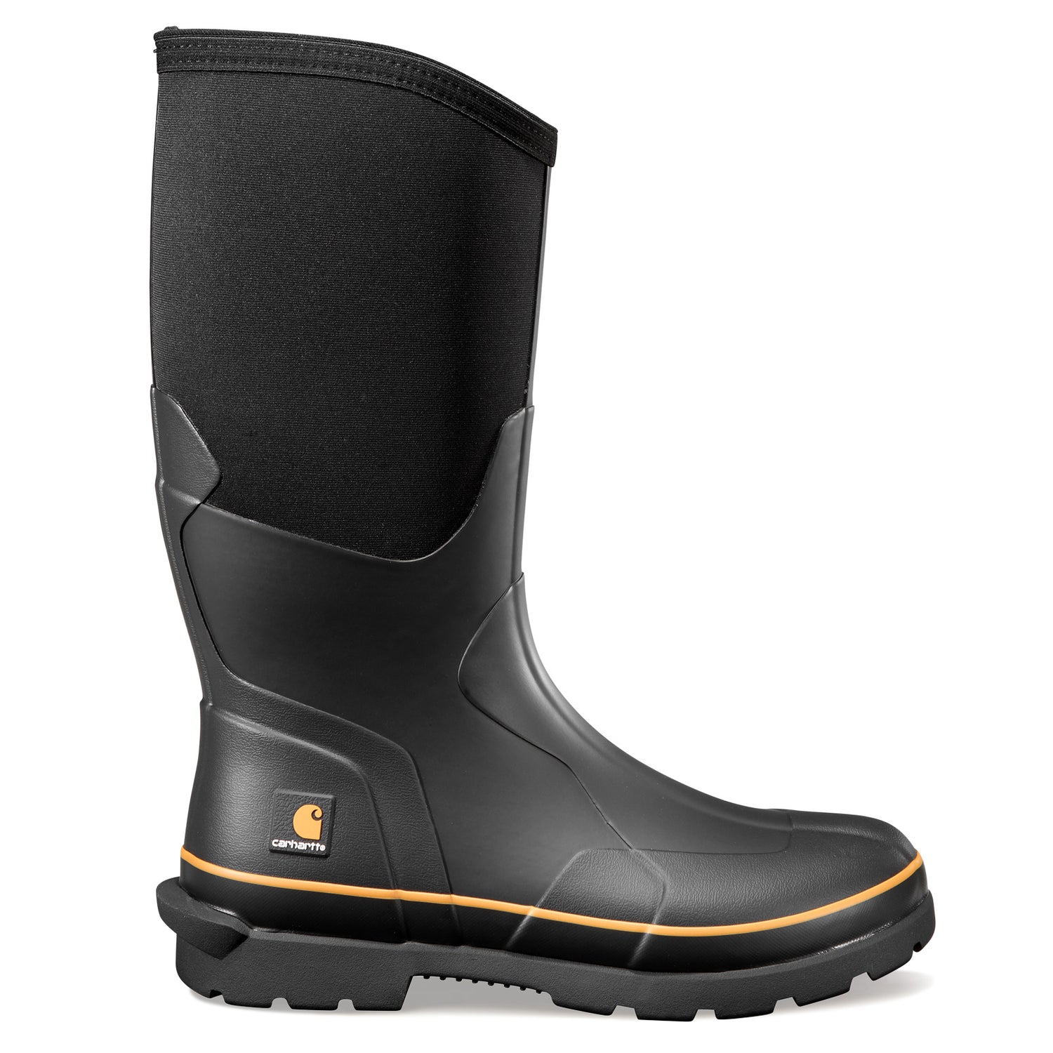 Peltz Shoes  Men's Carhartt Mudrunner WP 15in Soft Toe Rubber Boot BLACK CMV1151