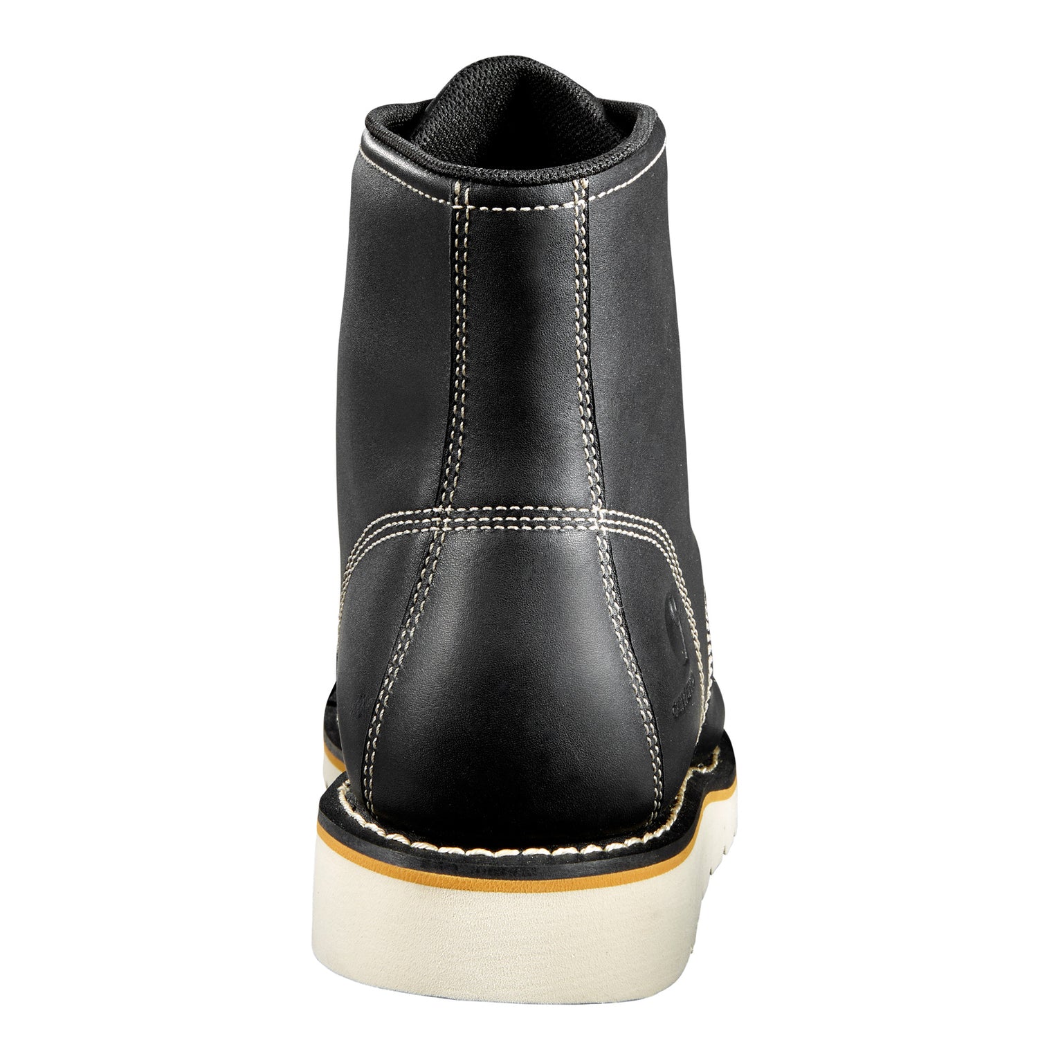 Peltz Shoes  Men's Carhartt 6 Inch Waterproof Moc Toe Wedge Work Boot BLACK CMW6191