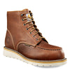 Peltz Shoes  Men's Carhartt 6 Inch Waterproof Moc Steel Toe Wedge Work Boot REDDISH BROWN CMW6275